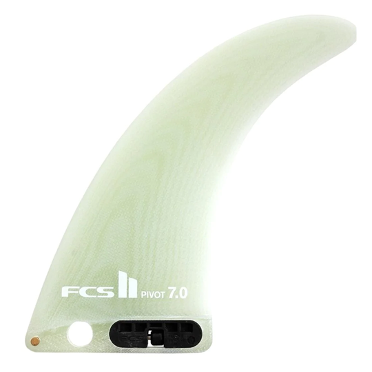 FCS II Pivot PG 7" Longboard Fin - Clear