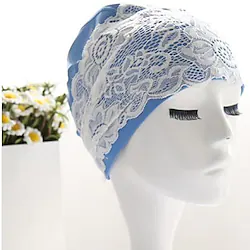 Swim Cap for Adults Chinlon Waterproof Breathability Stretchy Swimming Surfing Lightinthebox