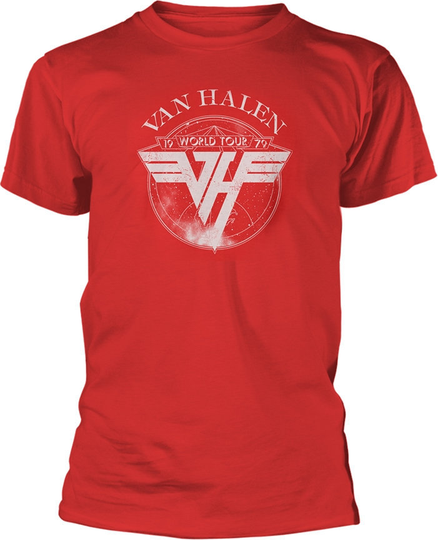 Van Halen T-Shirt 1979 Tour S Red