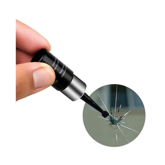 (As Seen on Image) Cracked Glass Repair Kit, Windshield Nano Liquid, DIY Car Window, Phone Screen, Utensil, Scratch Crack Restore