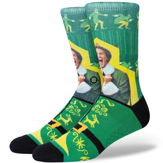 Stance x Elf I Know Him Socks - Green