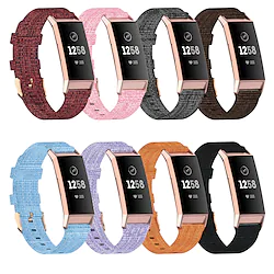 Canvas Band For Fitbit Charge 4 Smart Bracelet Strap Loop For Fitbit Charge 3 Wrist Band Replacement Correa Lightinthebox