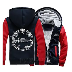 Inspired by Game of Thrones Jon Snow Hoodie Anime Outerwear Anime Graphic Outerwear For Men's Women's Unisex Adults' Hot Stamping 100% Polyester Casual Daily Lightinthebox