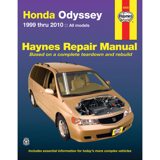 Honda Odyssey (99-10) Haynes Repair Manual (USA) (Paperback) ~