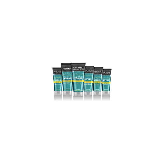 John Frieda Luxurious Volume Touchably Full Volumising Travel Shampoo for Fine Hair, 50 ml, Pack of 6