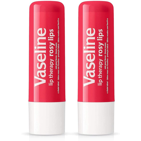Vaseline Lip Therapy Stick Rosy Lips, 4.8g (2 pack)