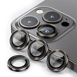 1 Set Phone Camera Lens Protector For Apple iPhone 14 Pro Max 14 Plus 13 12 11 Pro Max Mini SE iPhone 14 Pro Max iPhone 13 Pro Max 12 Mini 11 Aluminum alloy Diamond Glitter Shine Scratch Proof Phone Lightinthebox