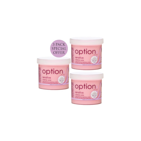 Hive 3X Depilatory Sensitive Creme Wax For Face Body Leg Bikini Wax Hair Removal 425g Each Jar CODE: OPT5738