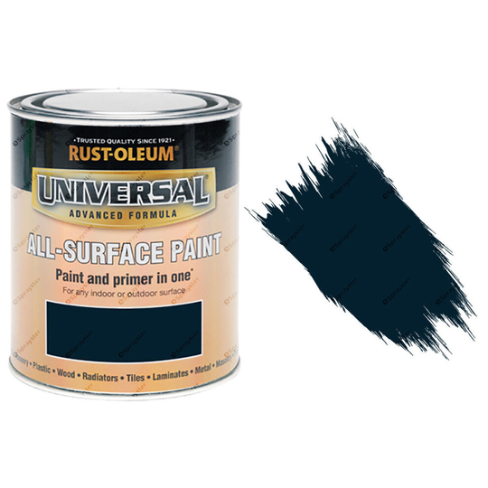 Rust-Oleum Universal Navy Blue Gloss All-Surface Brush Paint 250ml