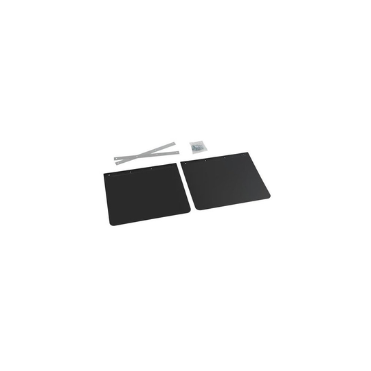 Box Van Luton 53x37cm Lorry Truck RUBBER MUDFLAPS Mud Flap PAIR With Fittings
