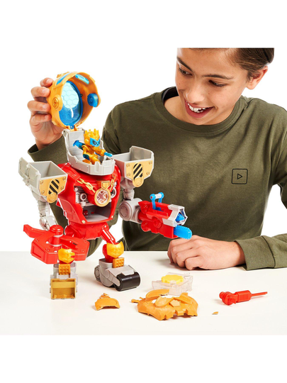 Treasure X Robots Gold - Mega Treasure Bot With Real Lights And Sounds. Repair, Rebuild And Power Up! 25 Levels Of Adventure,