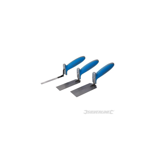 Silverline Margin Trowel Soft-grip Set 3pce 3pce - Softgrip 584174 - 3pce margin trowel softgrip set silverline 584174