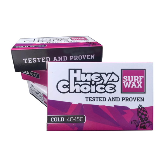 Hueys Choice Cold Surfboard Wax (4C-15C) - Purple