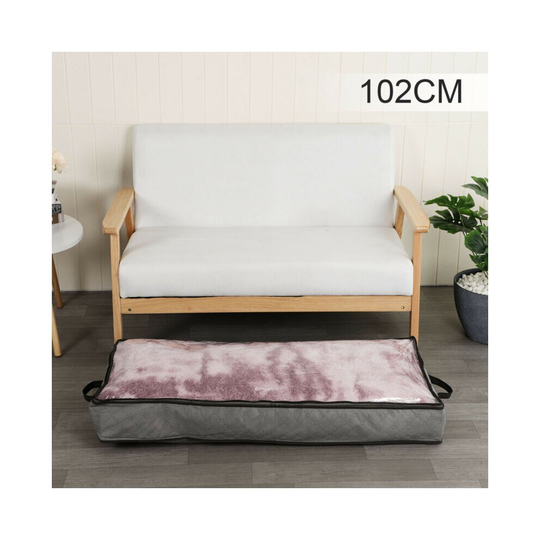 (102cm) Under Bed Storage Box Duvet Clothes Boxes Ziped Organiser Bag