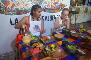 Salsa & Salsa cooking lessons + Beach Break with transportation!