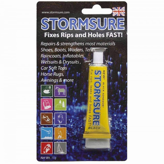 Stormsure Wetsuit Adhesive Glue 15g Tube - Black