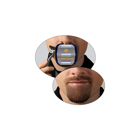 Mens Goatee Shaving Template Create a Perfectly Shaped Goatee Every Time Adjustable Reduces Shaving Time Shape Van Dyke Goatee and Circle Beard by Goa
