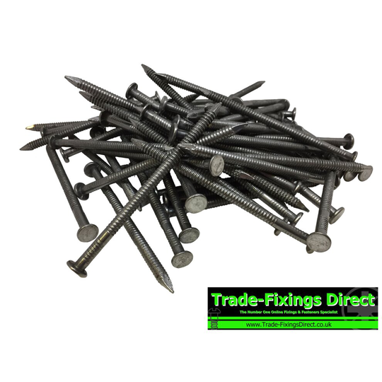 (65mm x 3.35mm) 5kg Packs Bright Annular Ring Shank Nails 5000g Box Trade-Fixings Direct