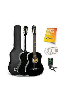 3Rd Avenue 3/4 Size Classical Guitar Pack - Black