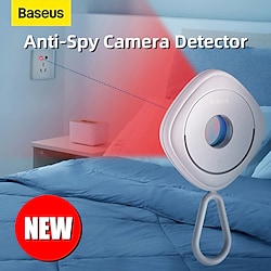 Baseus Hidden Camera Camera Detector Portable Pinhole Hidden Lens Detection Gadget Privacy Security Protection Lightinthebox