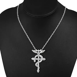 Cosplay Accessories Inspired by Fullmetal Alchemist Edward Elric Anime Cosplay Accessories Necklace Alloy Men's Women's Halloween Costumes Lightinthebox