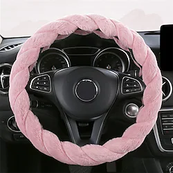 luffy Winter Car Steering Wheel Cover for Women Soft Plush Warm Cute Girly Auto Interior Accessories for Cars Sedan UniversalAnti Slip Green Fuzzy14 inchStandard Size Lightinthebox