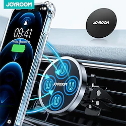 Joyroom 15W Qi Magnetic Car Phone Holder Wireless Charger For iPhone 13 12 Pro Max Fast Charging Car Holder For Samsung Xiaomi Lightinthebox