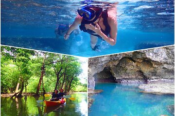 SUP/Canoe tour at Mangrove Forest+Snorkeling tour at Ishigaki-Blue Cave