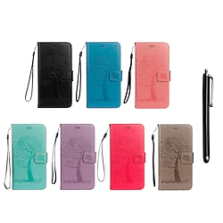 Phone Case For Motorola Full Body Case Leather Wallet Card Moto G5s Plus Moto G5s Moto G5 Plus Moto G5 Wallet Card Holder with Stand Owl Tree Hard PU Leather Lightinthebox