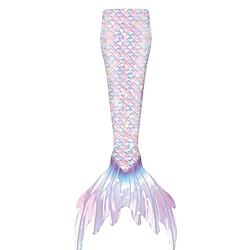 Kids Girls' Swimwear Outdoor Rainbow Cute Monofin Bathing Suits 3-10 Years Spring Pink Lightinthebox