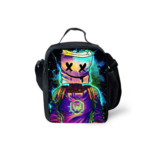 (Style 07) Marshmallow DJ Series 3 Lunch Bag Insulated Cooler