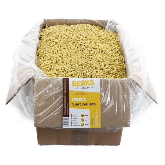 BEAKS Insect suet feed pellets for wild birds 12.75kg box with free pp