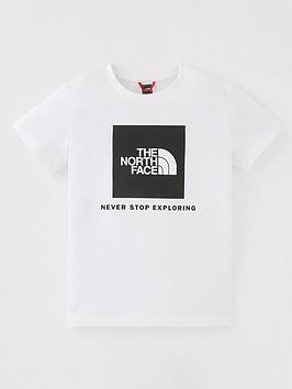 The North Face Teens Box Short Sleeve T-Shirt - White