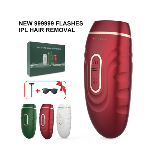 (Red) Painless IPL Epilator Laser Permanent Hair Remover