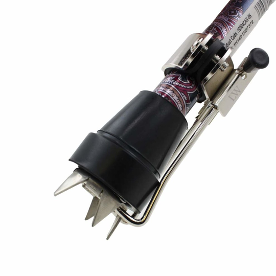 (1) ICE GRIP STUDDED RETRACTABLE WALKING STICK SNOW TIP PRONG SPIKE BY LIFESWONDERFUL®