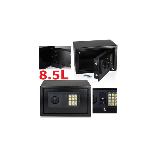 8.5L SECURE DIGITAL SAFE KEY ELECTRONIC OFFICE HOME MONEY SAFETY BOX