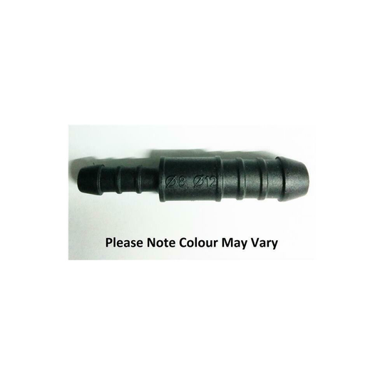 12mm-8mm HOSE REDUCER WATER PIPE REPAIR JOINER CONNECTOR OIL FUEL PETROL DIESEL