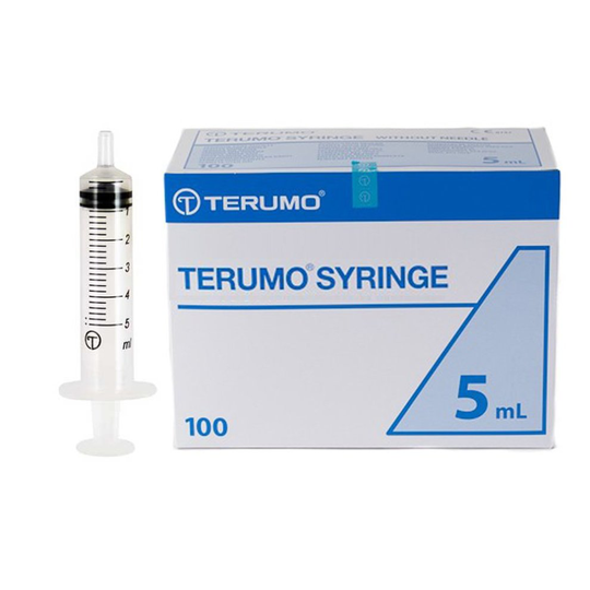Terumo 5 ml Disposable Syringe - Pack of 100