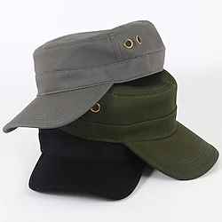 Cadet Hat Army Cap Basic Everyday Military Style Hat Trucker Dad Hat Military Flat Top Adjustable Classic Baseball Cap Lightinthebox