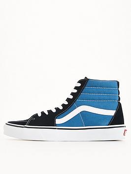 Vans UA Sk8-Hi - Blue/Navy/White, Blue/Navy/White, Size 6, Men
