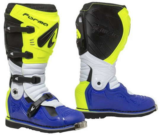 Forma Boots Terrain Evolution TX Fluo/White/Blue 41 Motorcycle Boots