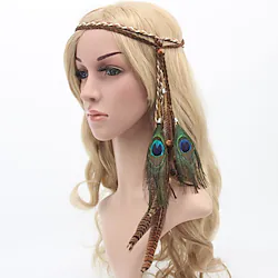 Hippie Retro Vintage 1970s Headband Women's Costume Headbands Vintage Cosplay Party / Evening Headband Masquerade Lightinthebox