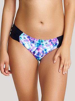 Panache Aspyn Gather Bikini Pant - Tie Dye, Tie Dye, Size 12, Women