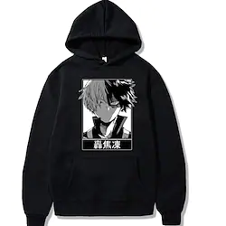 Inspired by My Hero Academia Todoroki Shoto Cosplay Costume Hoodie Cartoon Harajuku Graphic Kawaii Hoodie For Men's Women's Adults' Polyester / Cotton Blend Lightinthebox
