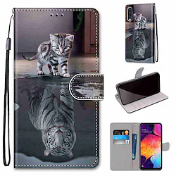 Phone Case For Samsung Galaxy Full Body Case Leather Wallet Card S22 S21 S20 Plus Ultra A72 A52 A42 A32 Wallet Card Holder with Stand PU Leather TPU Lightinthebox