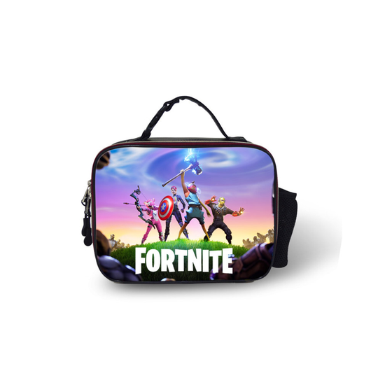 (Style 04) Fortnite 9 Lunch Box Bag Outdoor leather Lunch Bag