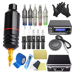 BaseKey Professional Tattoo Kit Tattoo Machine - 1 pcs Tattoo Machines, Professional Metal 18 W Tattoo Pen Lightinthebox