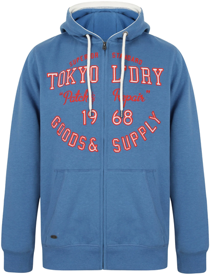 Hoodies / Sweatshirts Harper Brush Back Fleece Zip Through Hoodie In Federal Blue - Tokyo Laundry / S - Tokyo Laundry