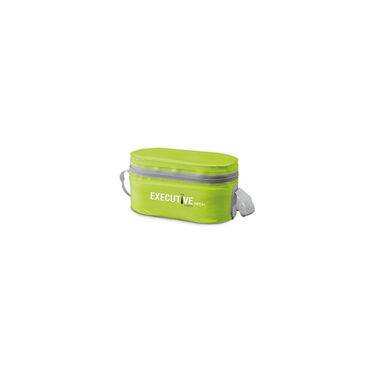 Milton Executive Lunch Box Soft Insulated Tiffin Box (2 SS container,1 Microwave Safe container),green