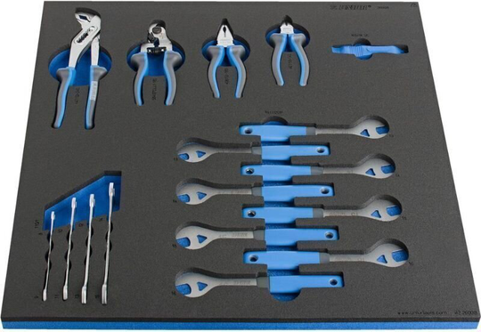 Unior Set of Tools in Tray 2 for 2600B